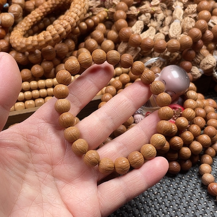 手串草珠菩提1.0同尺磨盘风羽