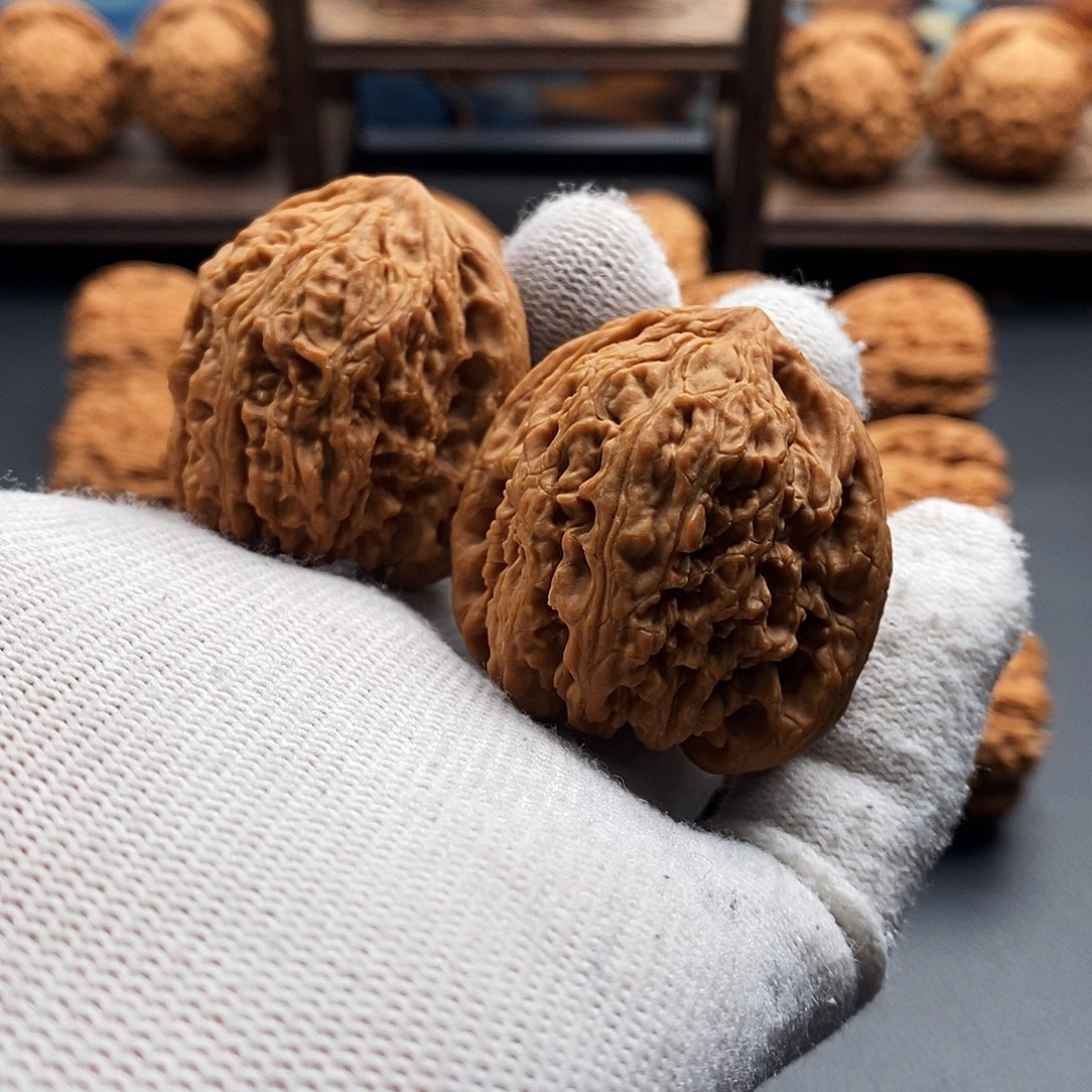 文玩核桃把件11三角39