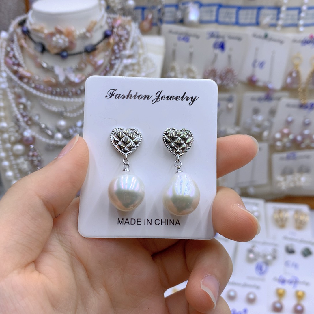 淡水珍珠颈饰银S925镶嵌