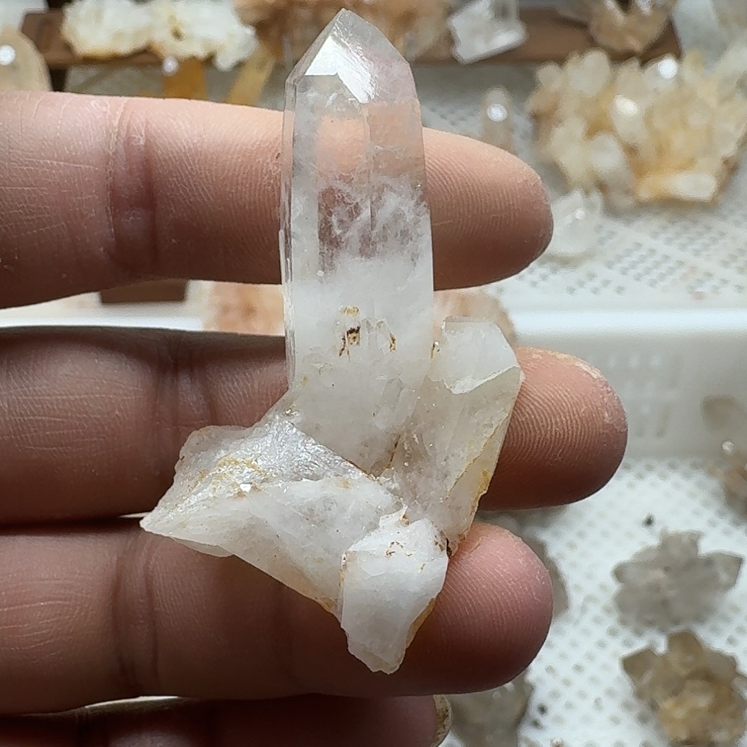 银S925镶嵌珠宝半成品水晶12