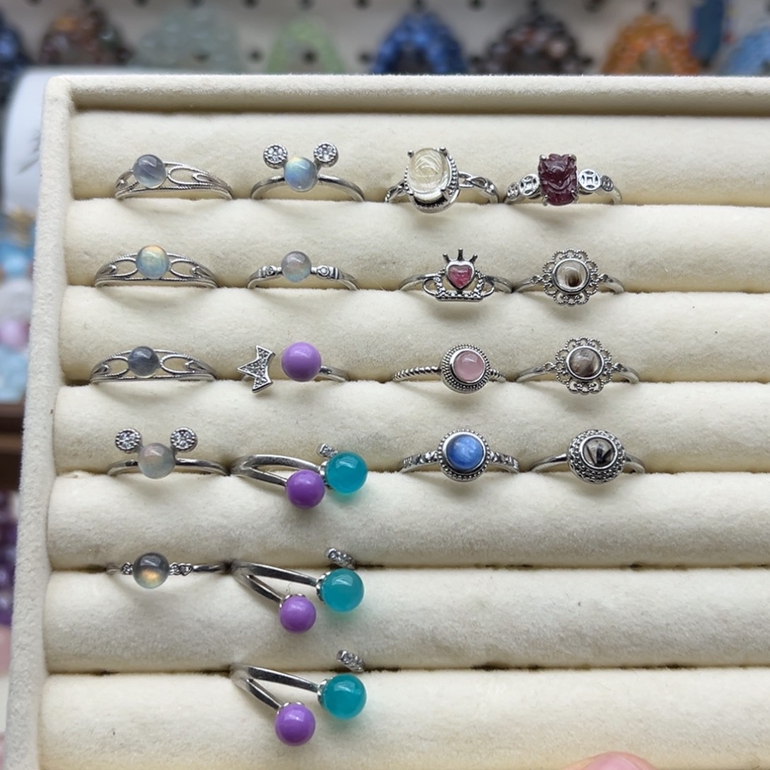 手链未镶嵌水晶天然水晶戒指