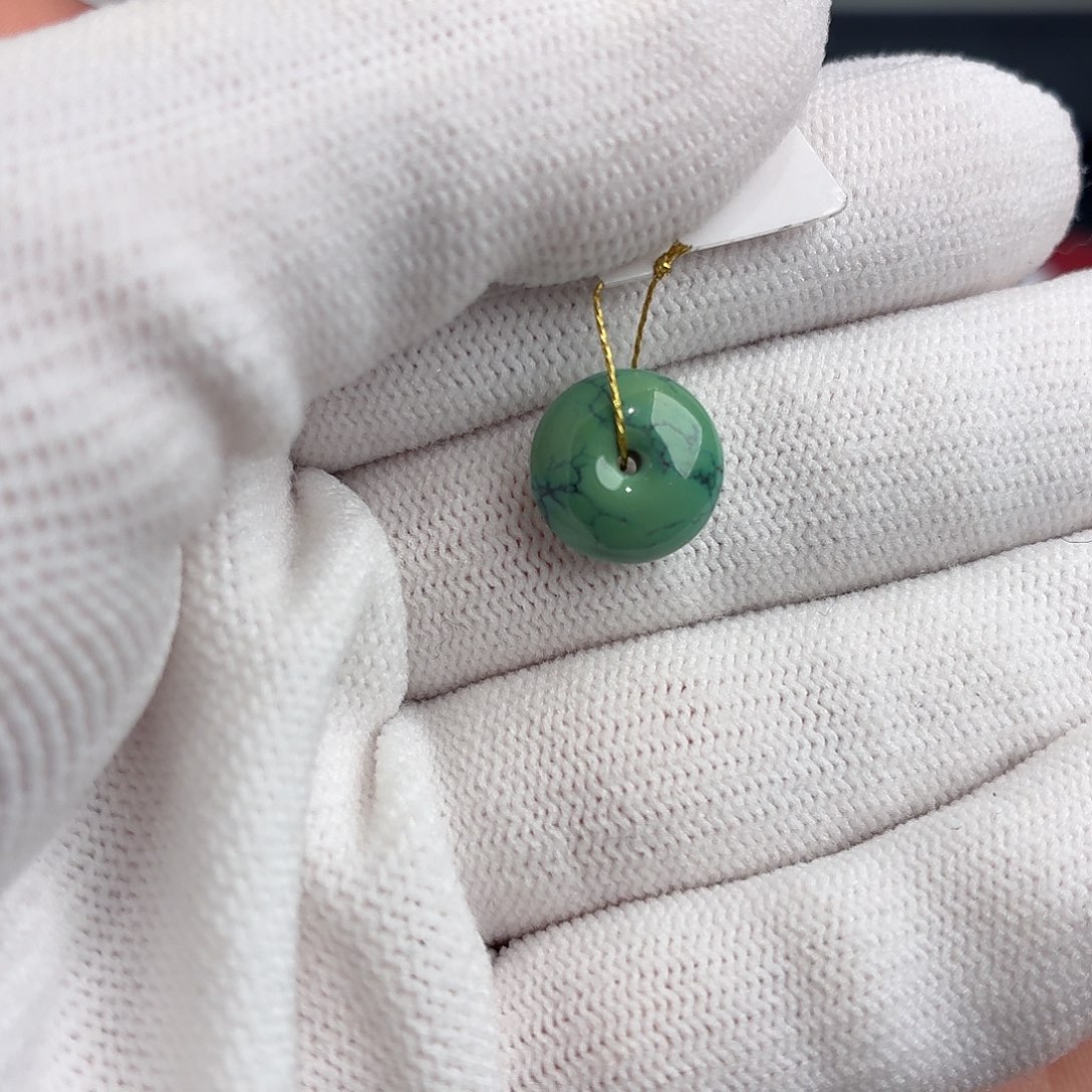绿松石未镶嵌配饰11.8mm
