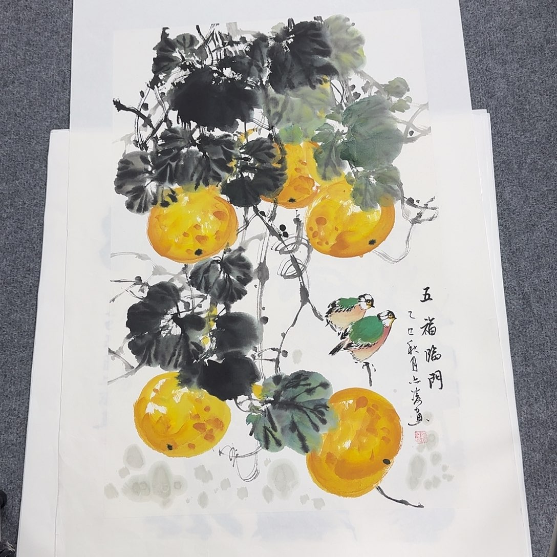 国画68*45纯手绘刘亦凌