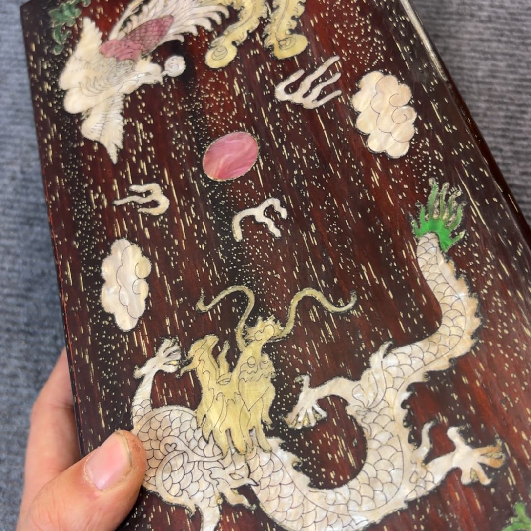 木小叶紫檀独板收纳盒