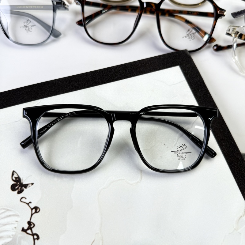 粉丝福利网红TR90防蓝光镜框批发 潮男女大框眼镜架可配近视