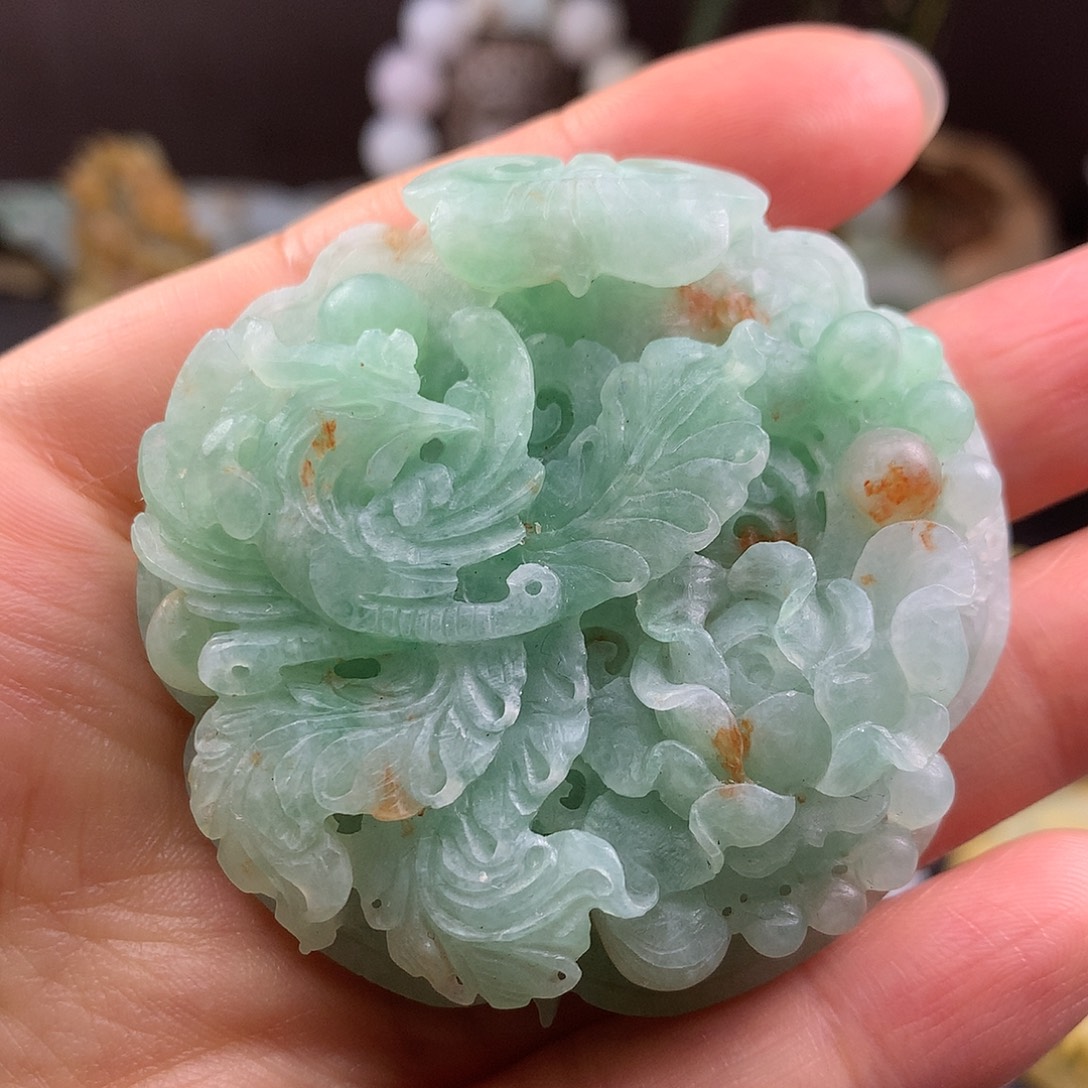 定制翡翠未镶嵌凤