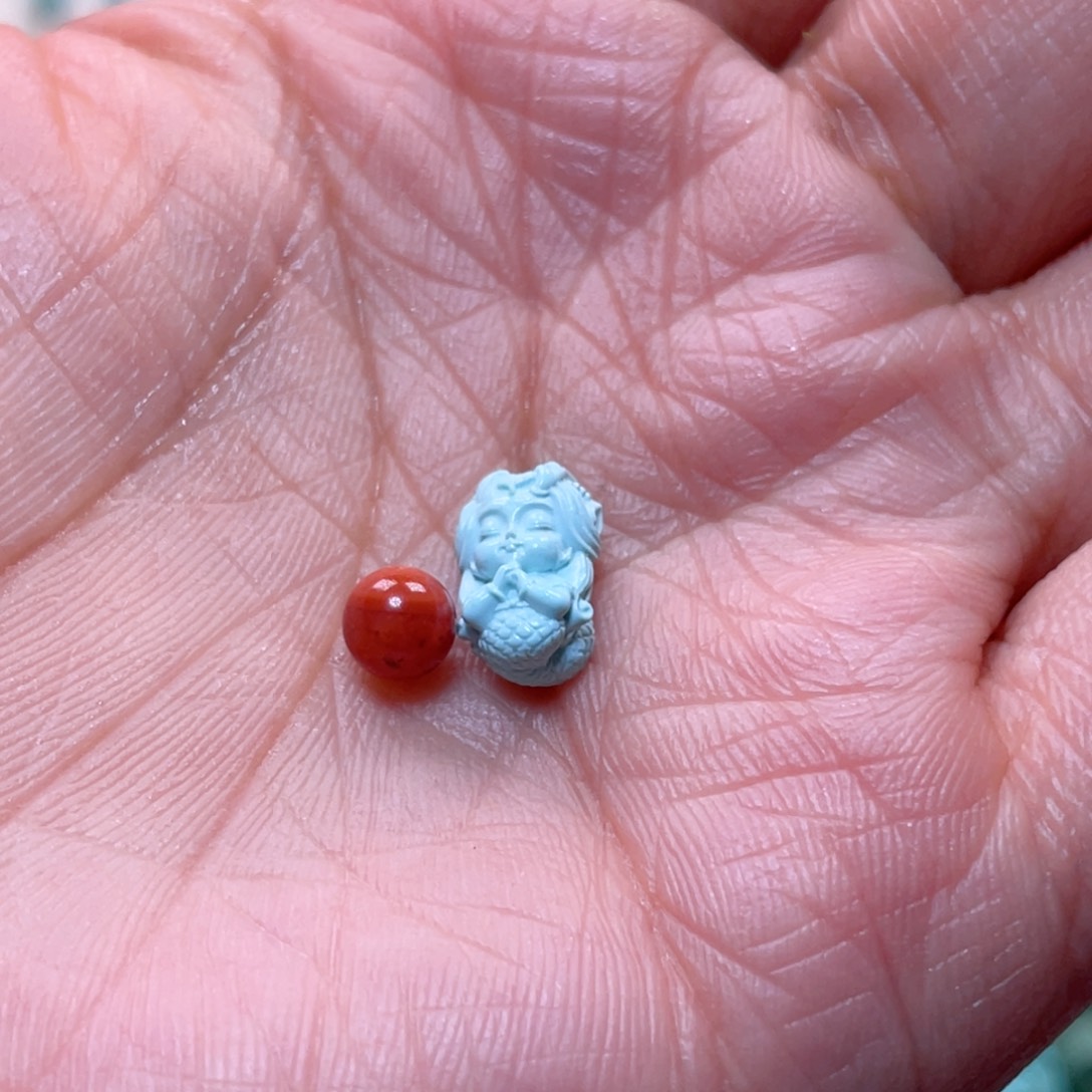 南红玛瑙配饰未镶嵌L****达