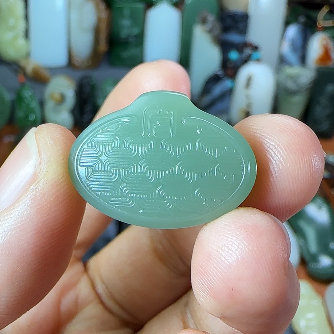 和田玉（碧玉）颈饰未镶嵌L*?