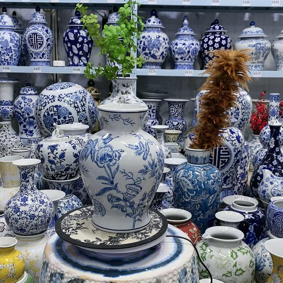 【闪购商品】摆件石榴瓶瓷器摆件………………………………