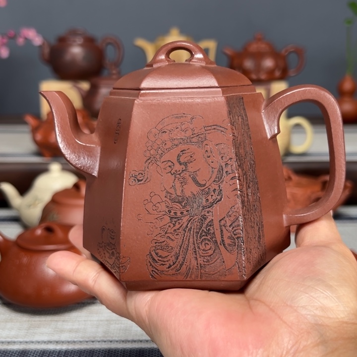 紫砂茶壶～六方秦权