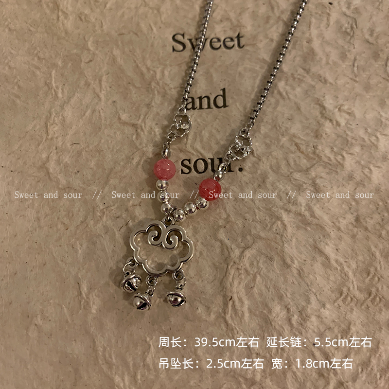 合金亚克力项链 可调节百搭气质时尚设计感百搭项链8827-07