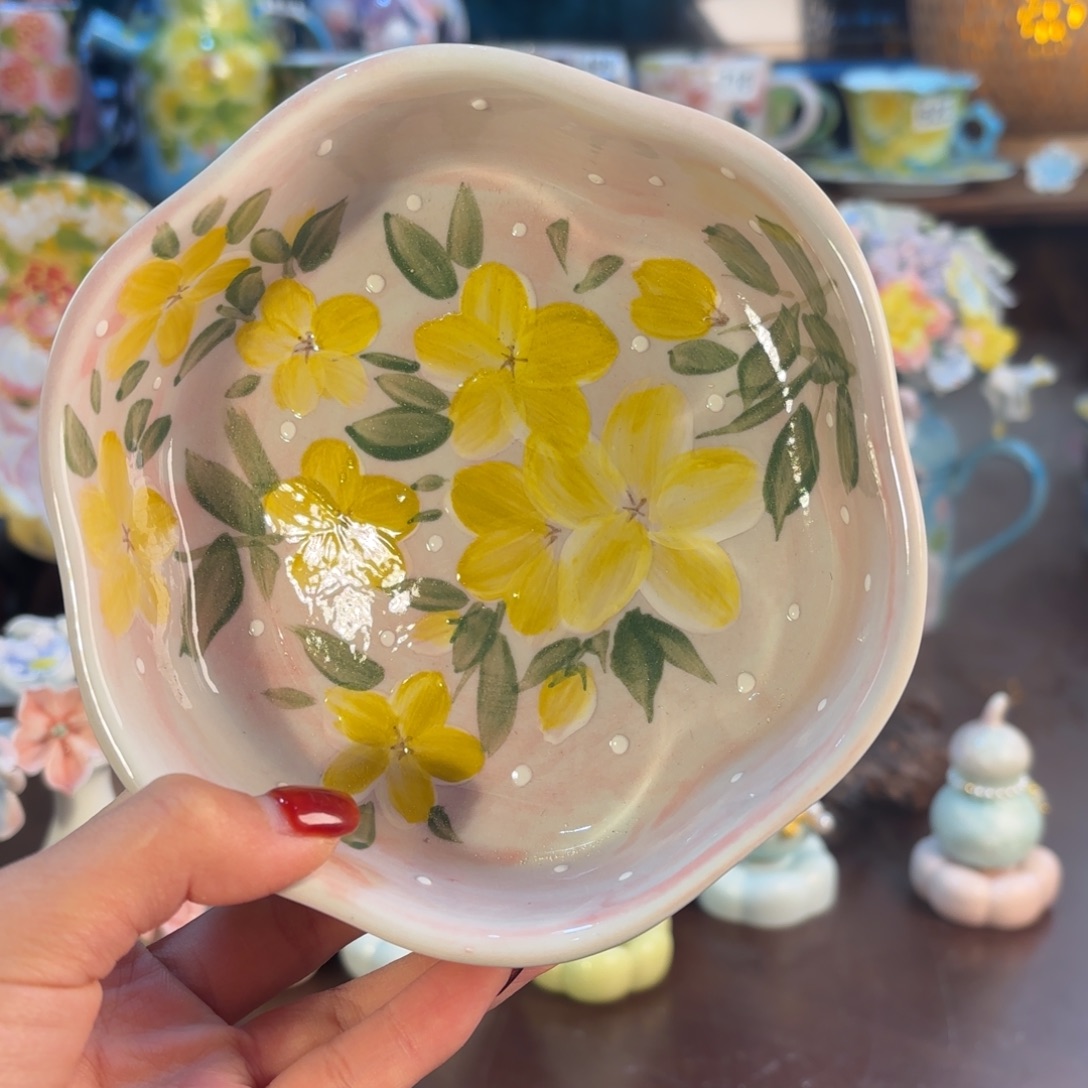 景德镇手绘高温釉下彩陶瓷茶具