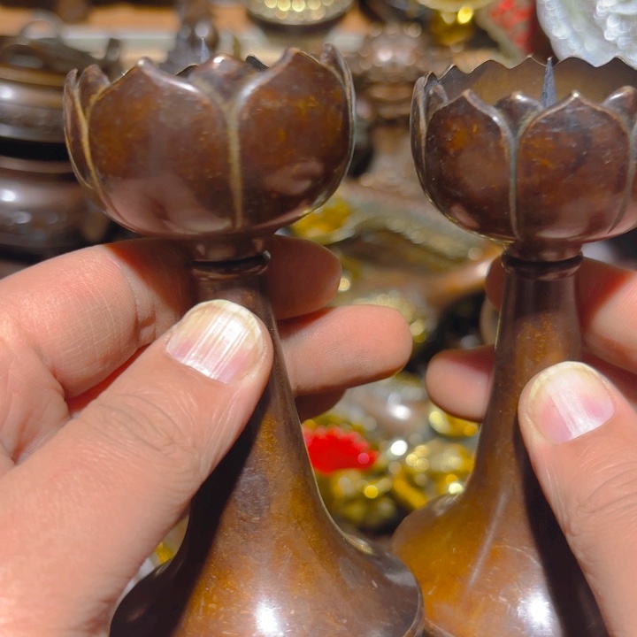 铜的。全清了。一件不留！不磨叽