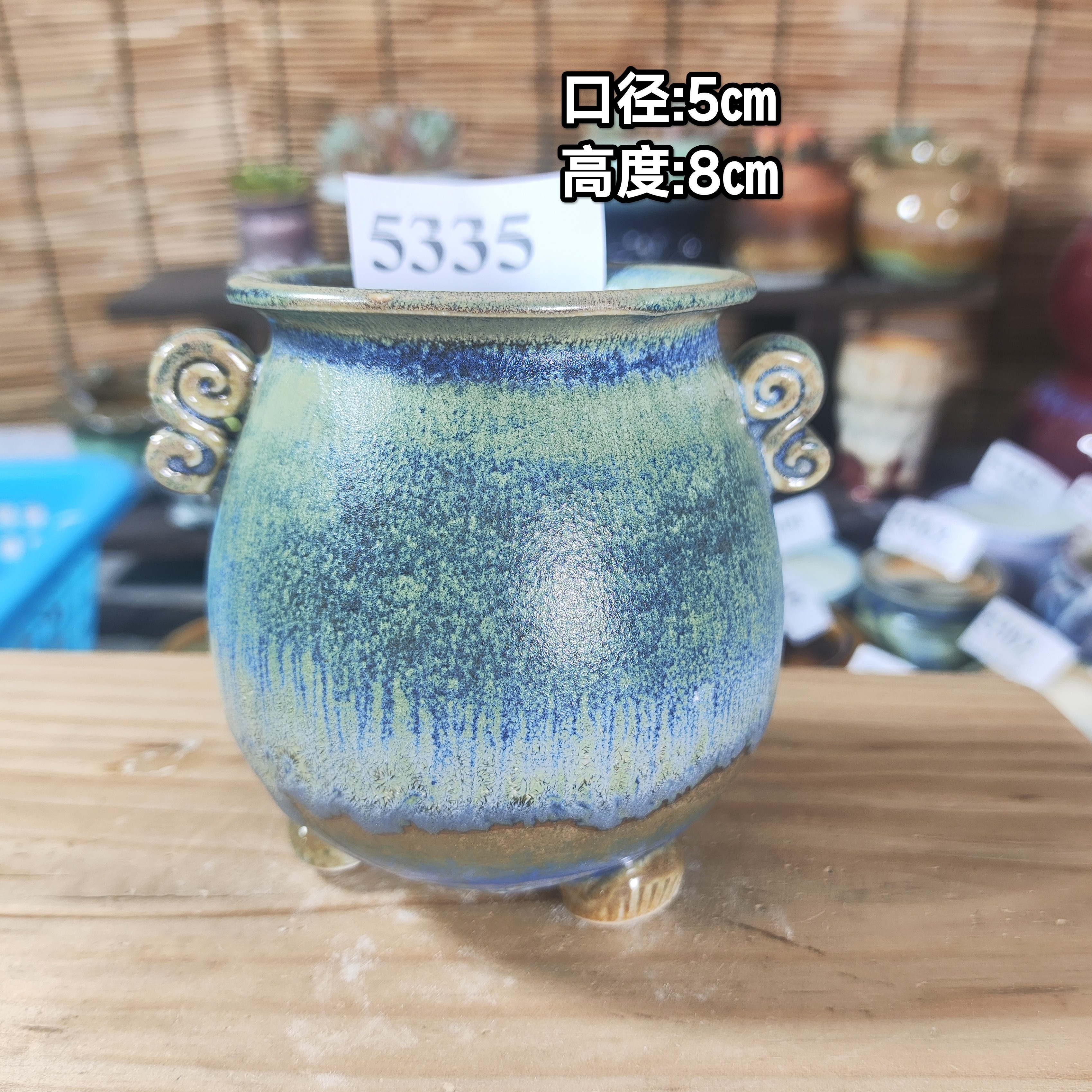 手工创意多肉花盆摆件迷你多肉花盆景德镇纯手工制做