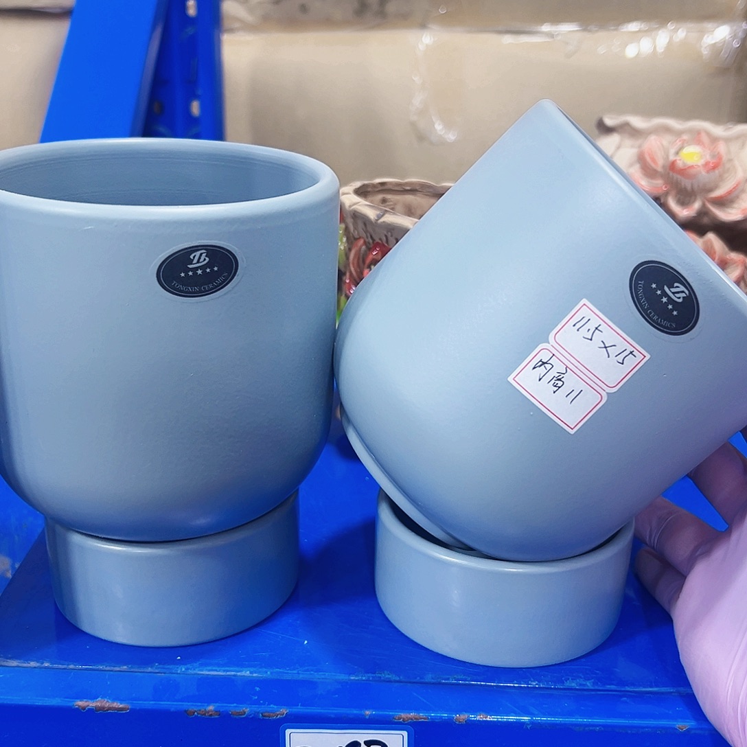 外贸尾单陶瓷花盆凑单10米包邮