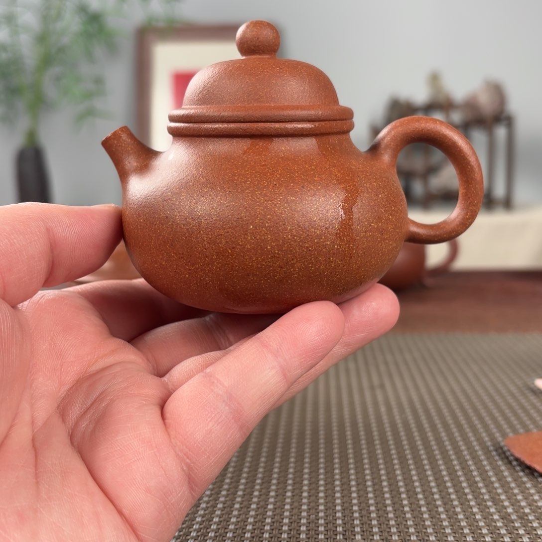 紫砂茶壶黄龙山原矿紫砂壶190