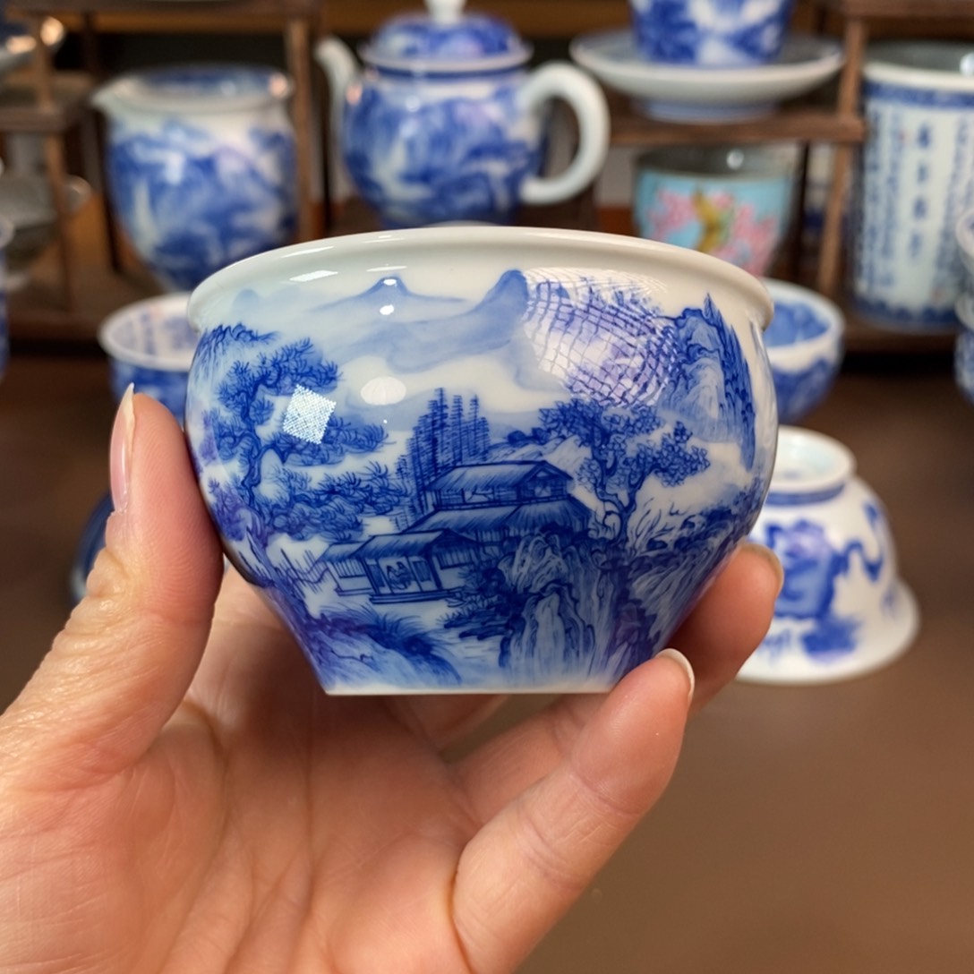 杯景德镇陶瓷手工手绘