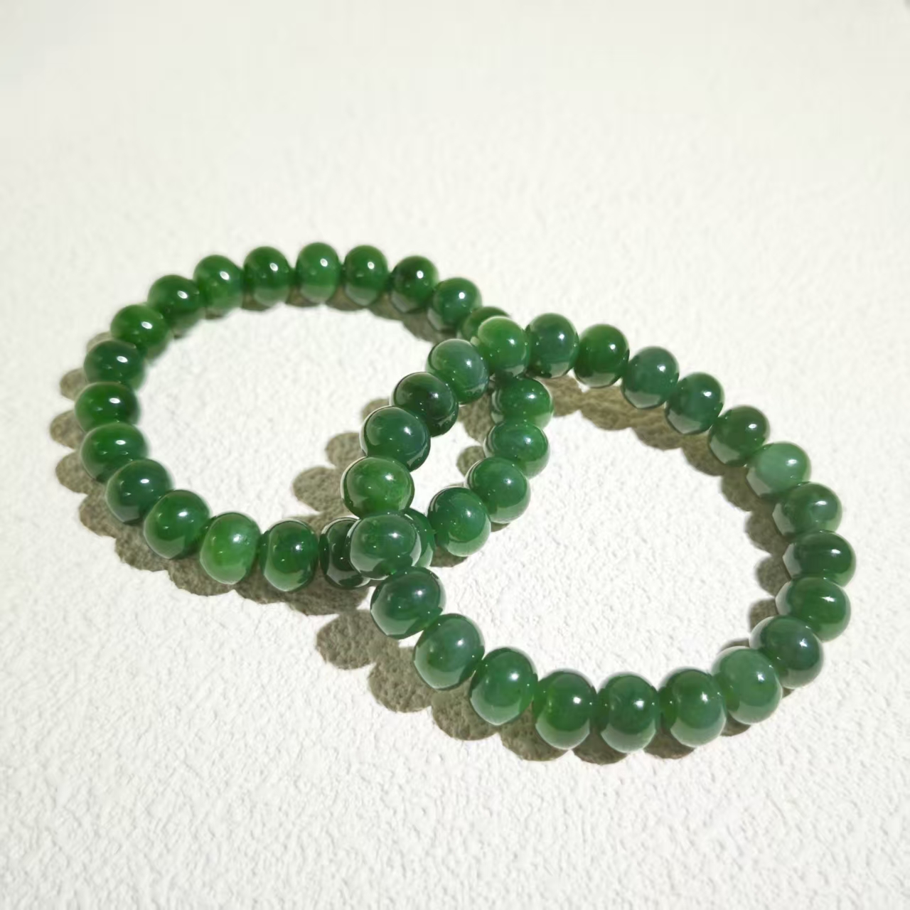 和田玉 俄料碧玉手串 多样性发货 拍一发一  H557