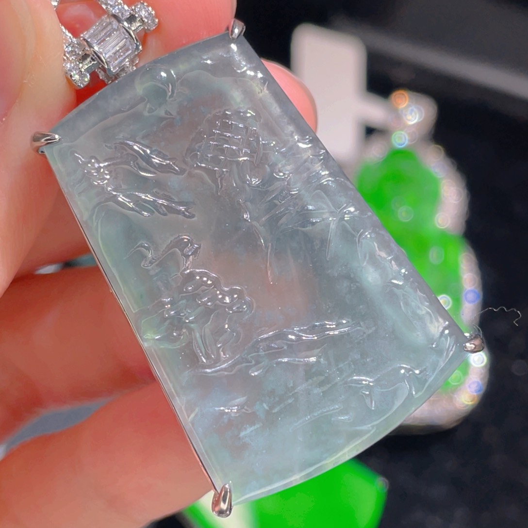 翡翠吊坠(不含链)未镶嵌