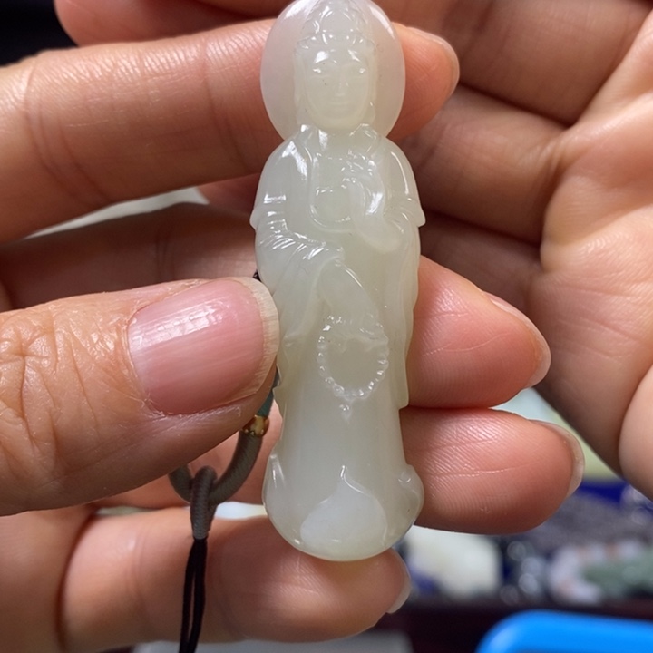 和田玉挂件未镶嵌郁*