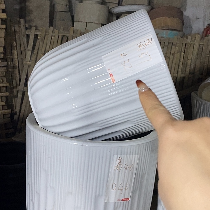 高温烧制特价一个陶瓷花盆