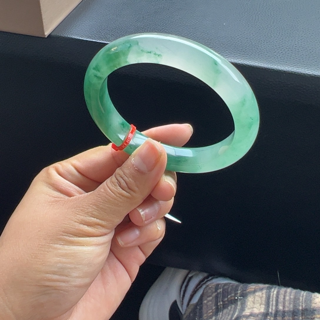 石英质玉未镶嵌手镯非洲翠5960