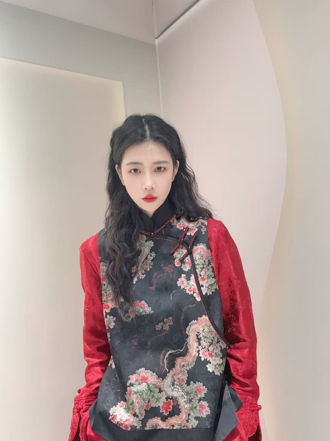 九月  花影月  新款新中式显瘦高定轻奢国风马甲中国风