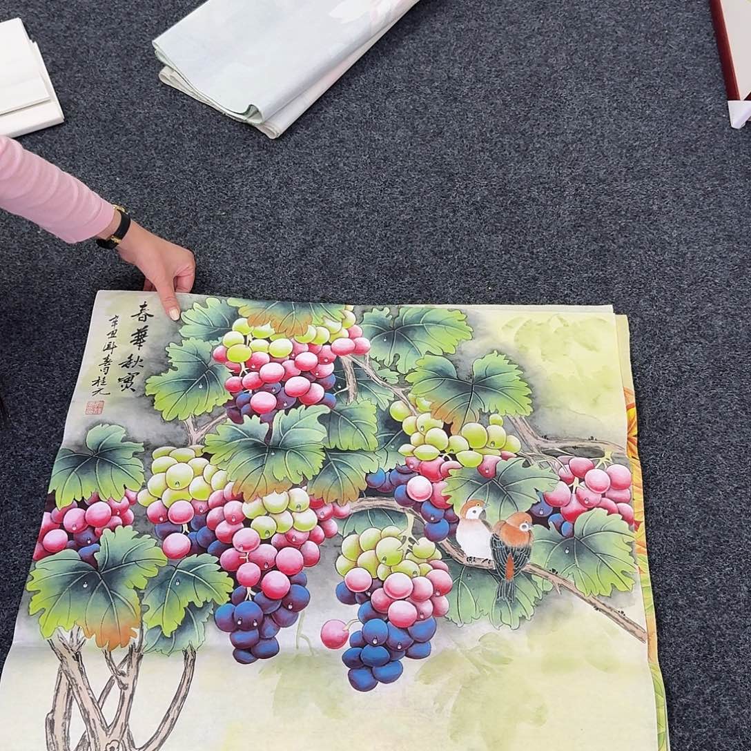 纯手绘国画作品作品