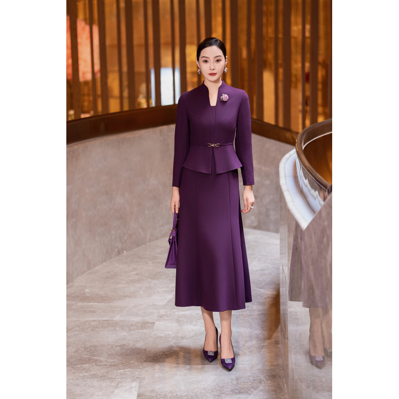 紫梦绮--秋季连衣裙