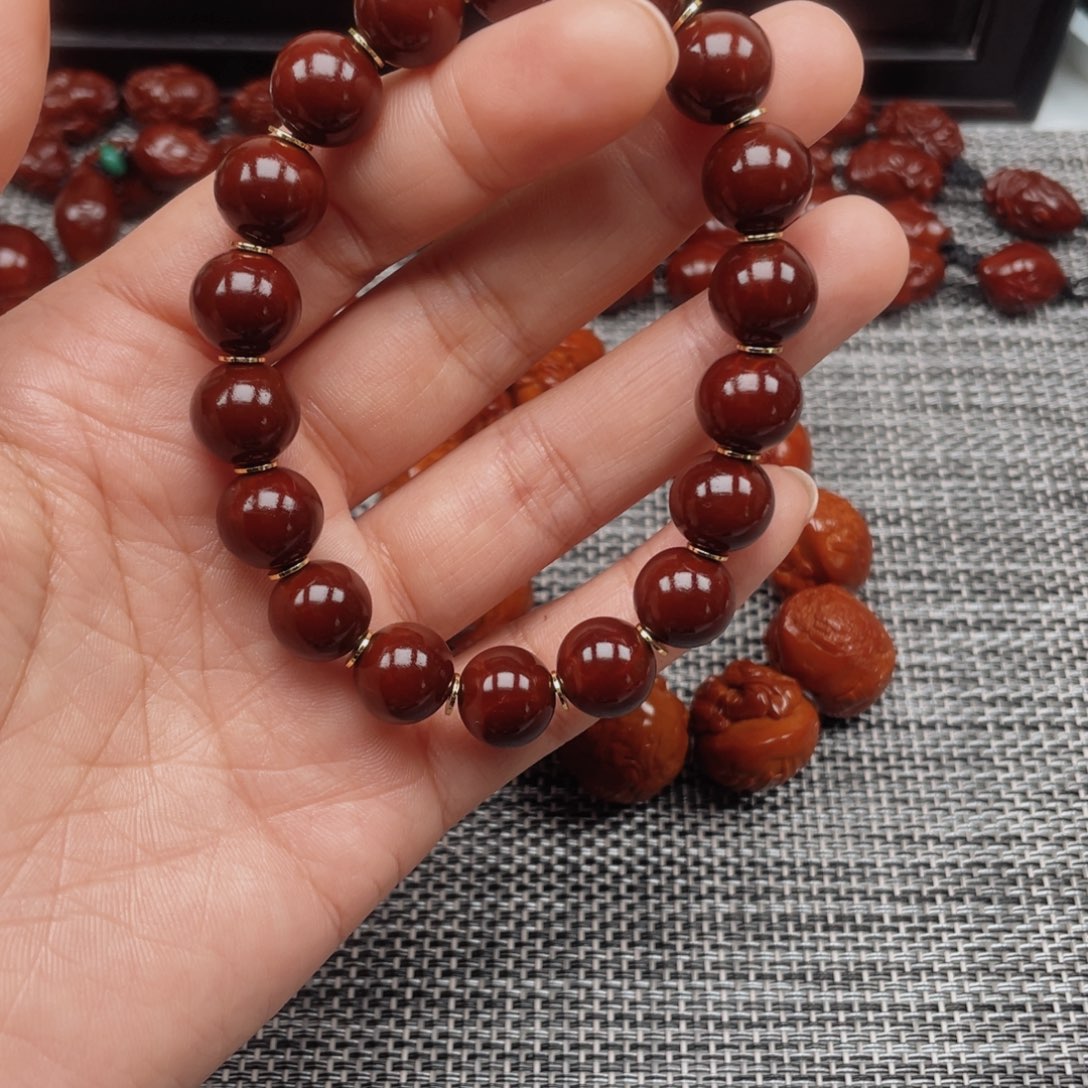 手串/手链橄榄核?光柱12