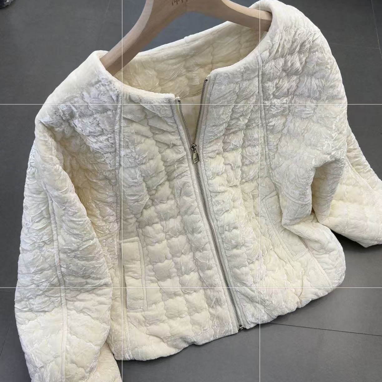 先利专属时尚洋气圆领小款棉衣