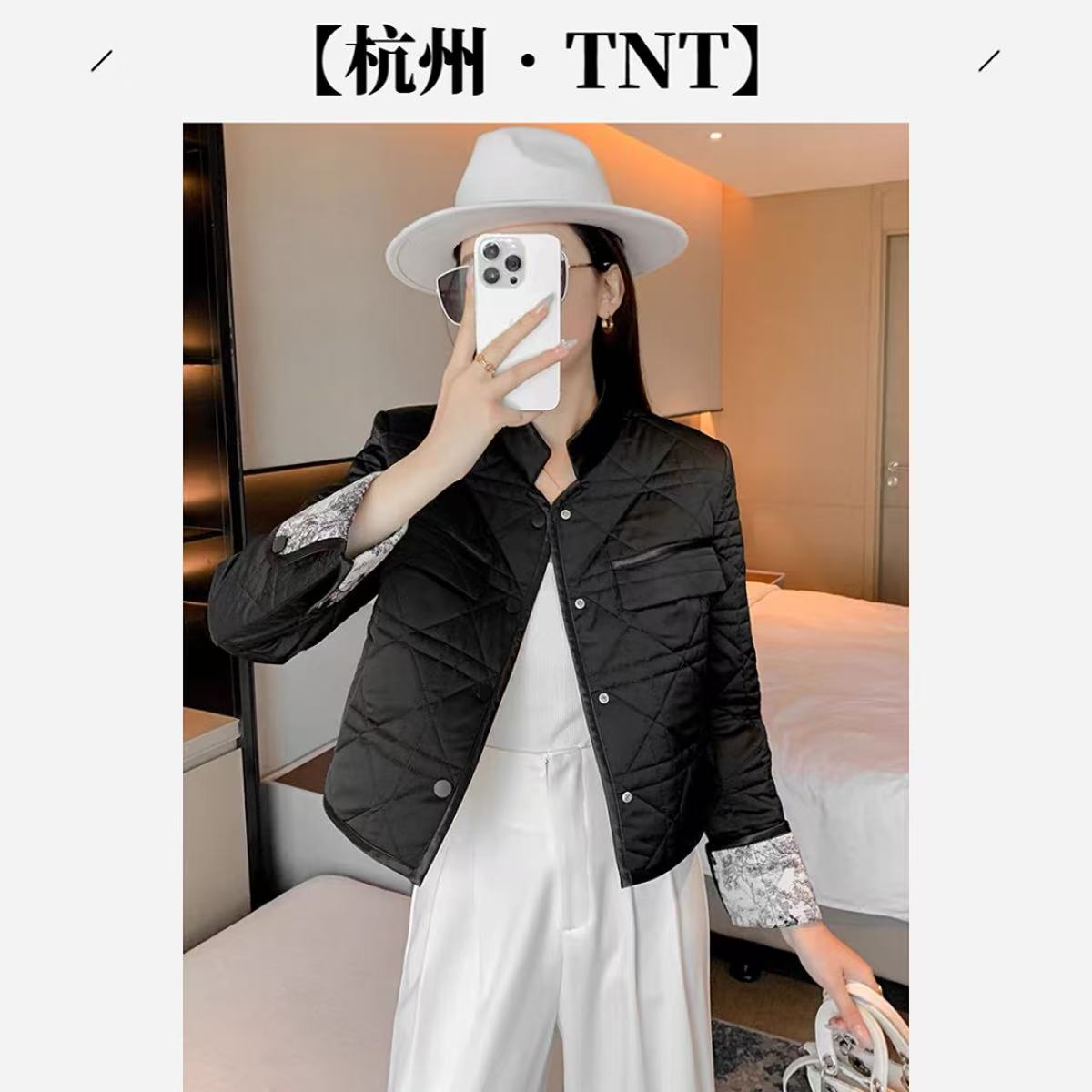 【杭州•TNT】NN2527-时尚女装设计感棉衣显瘦休闲百搭气质百搭