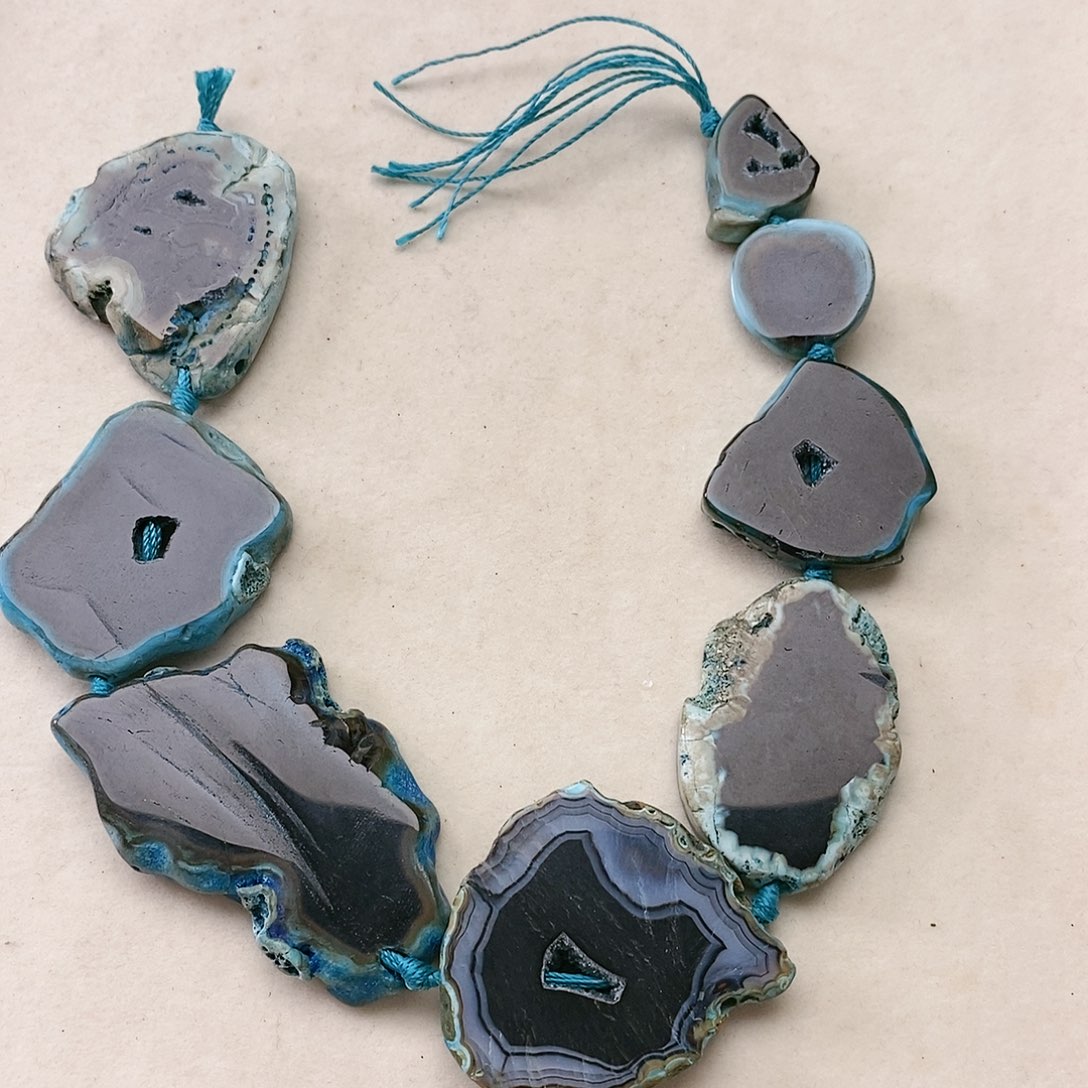 玛瑙/玉髓合金珠宝半成品玛瑙一条