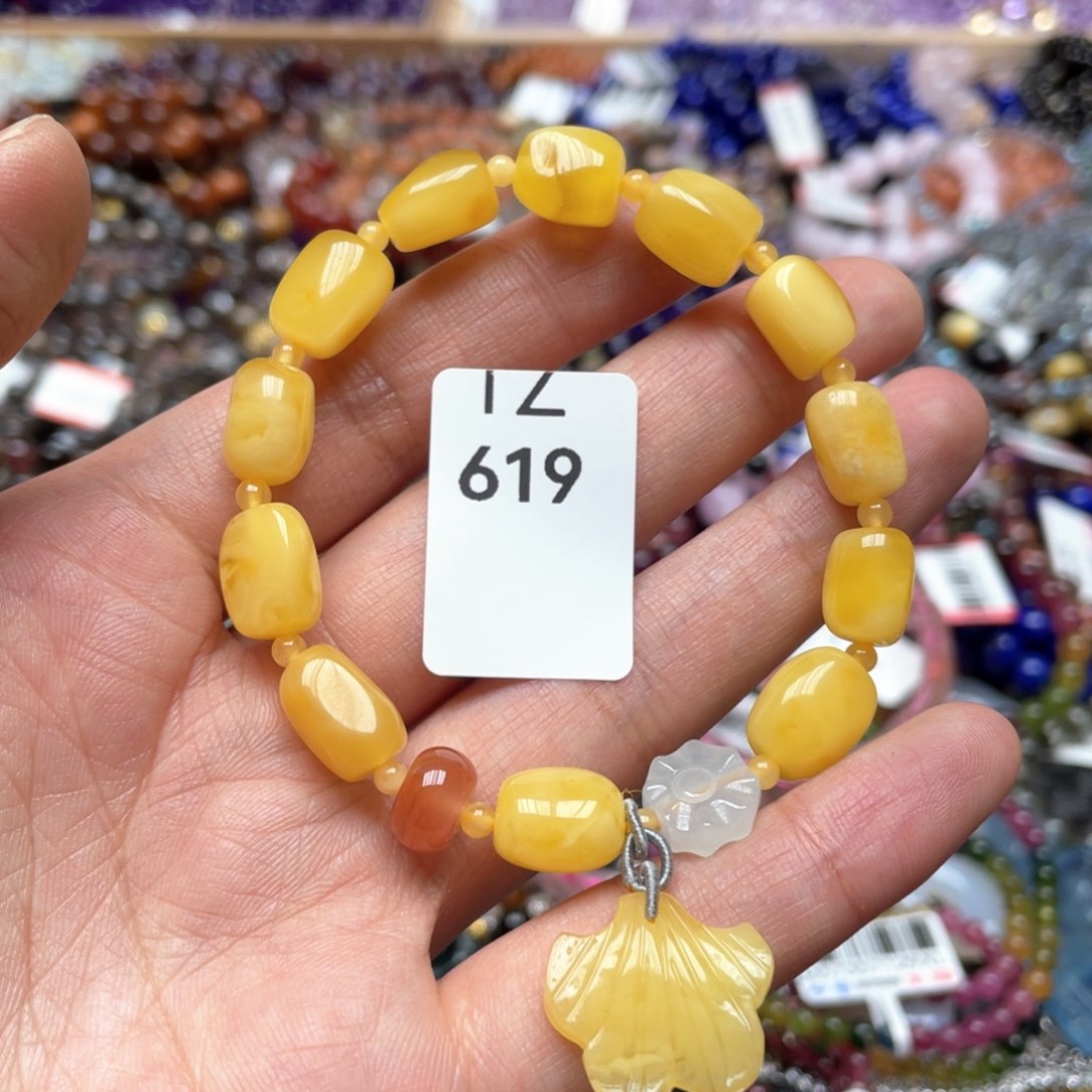 蜜蜡手链未镶嵌手串