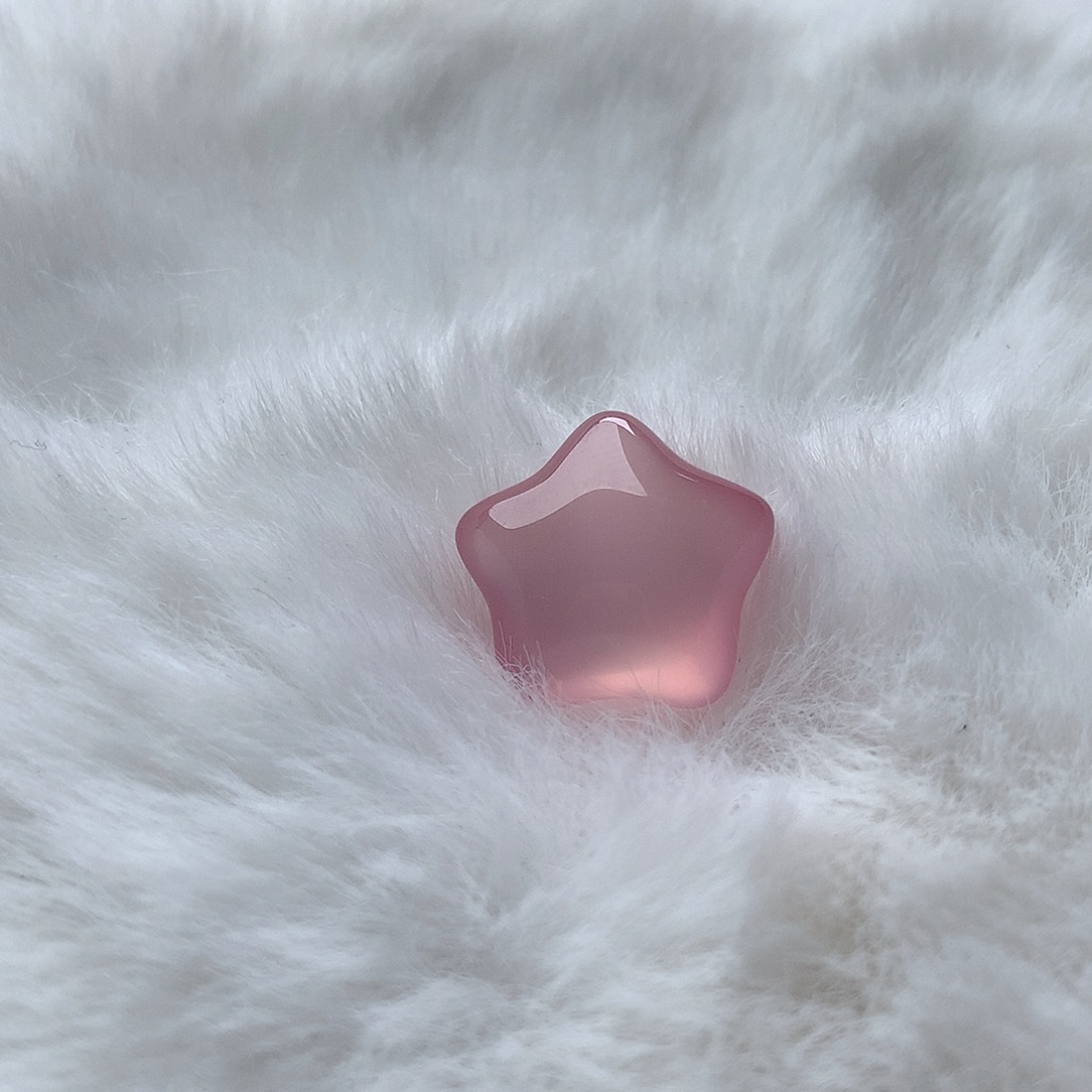 水晶未镶嵌吊坠(不含链)粉水晶