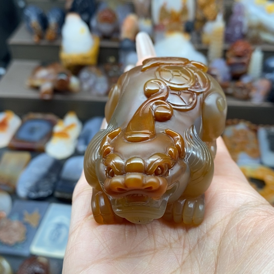 玛瑙/玉髓未镶嵌吊坠(不含链)