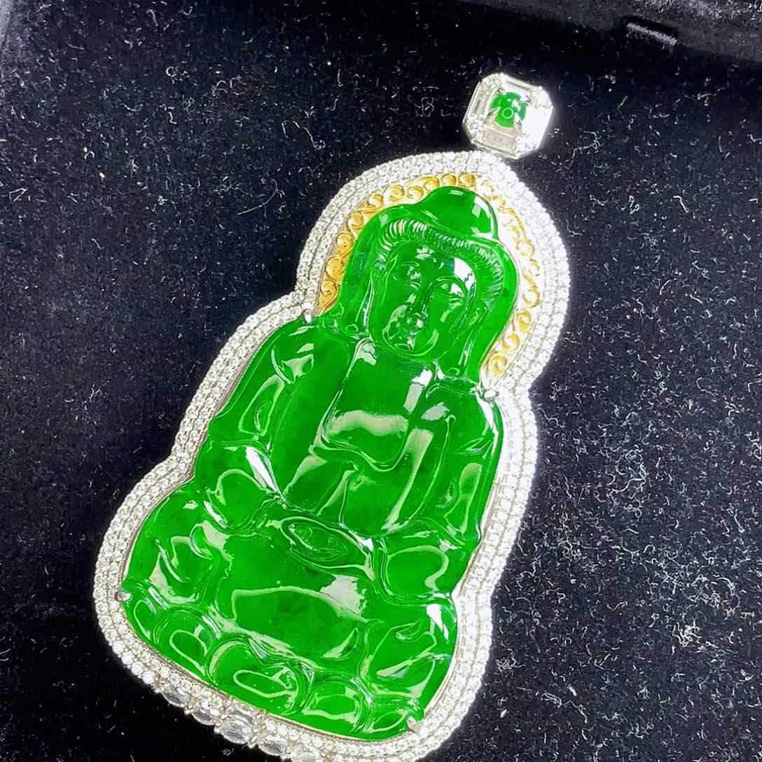 翡翠吊坠(不含链)未镶嵌