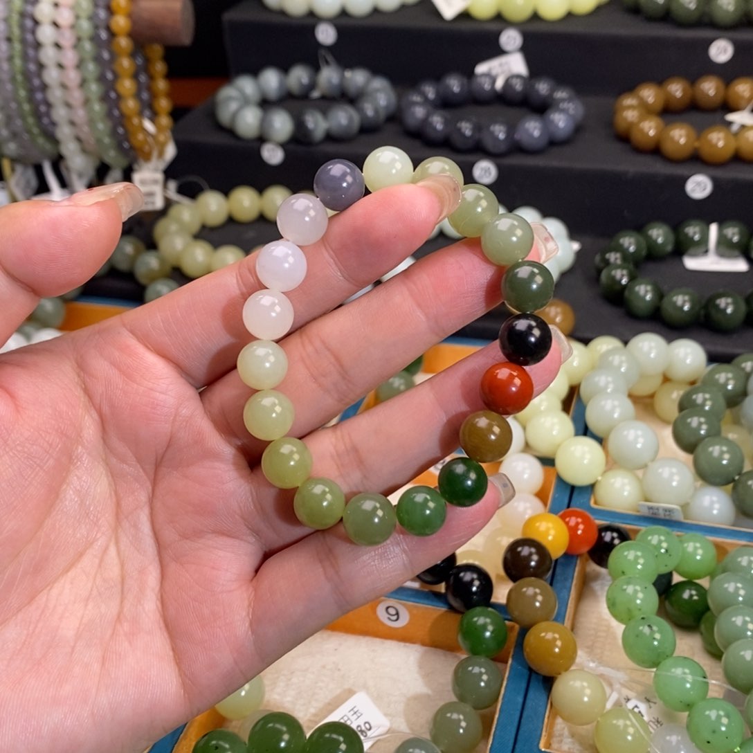 和田玉手链 10MM未镶嵌福利款