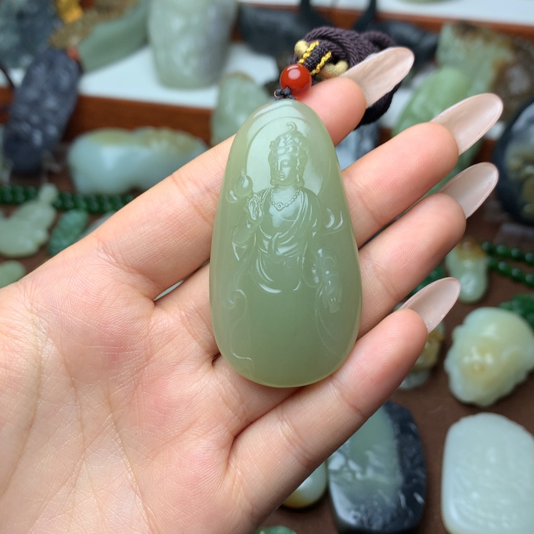 和田玉挂件未镶嵌