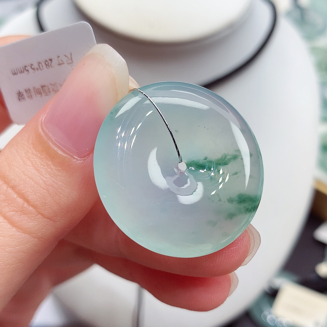 颈饰未镶嵌翡翠翡翠123，28/5.5