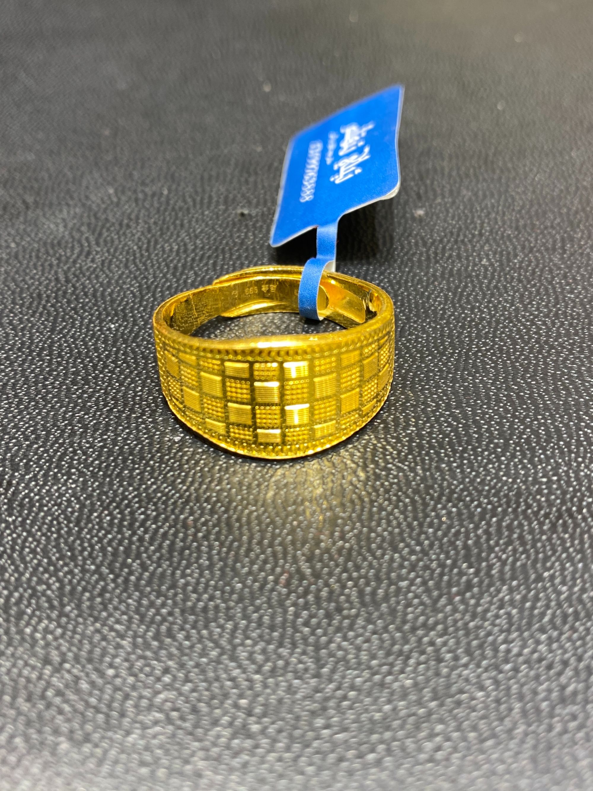 【2号货】放心黄金店 足金999戒指9.53克(货号50）