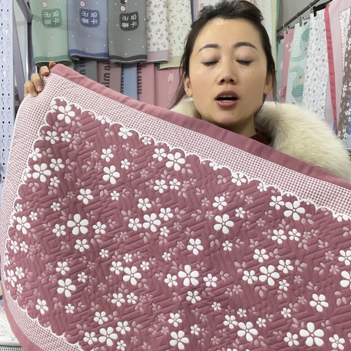 棉特价促销酒红色雪花