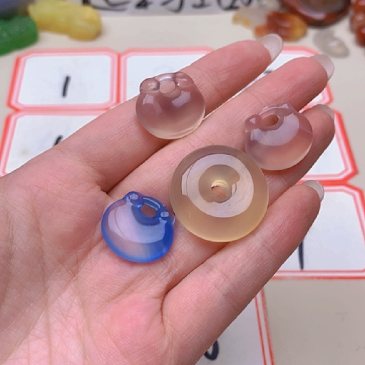 【闪购商品】未镶嵌玛瑙/玉髓珠宝半成品泽***0