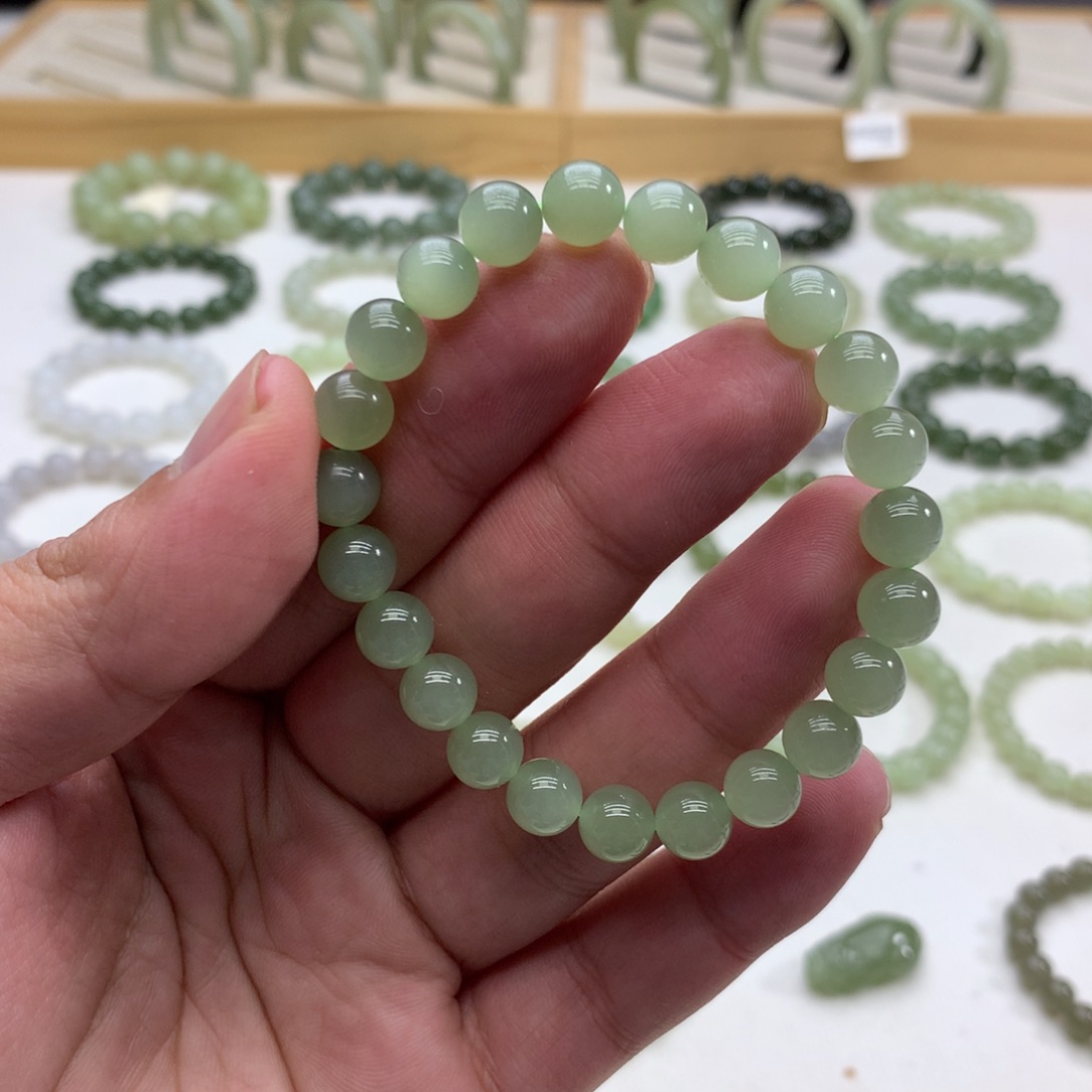 和田玉手串未镶嵌?*天