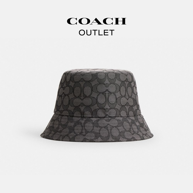 【新品】COACH/蔻驰奥莱 经典标志渔夫帽