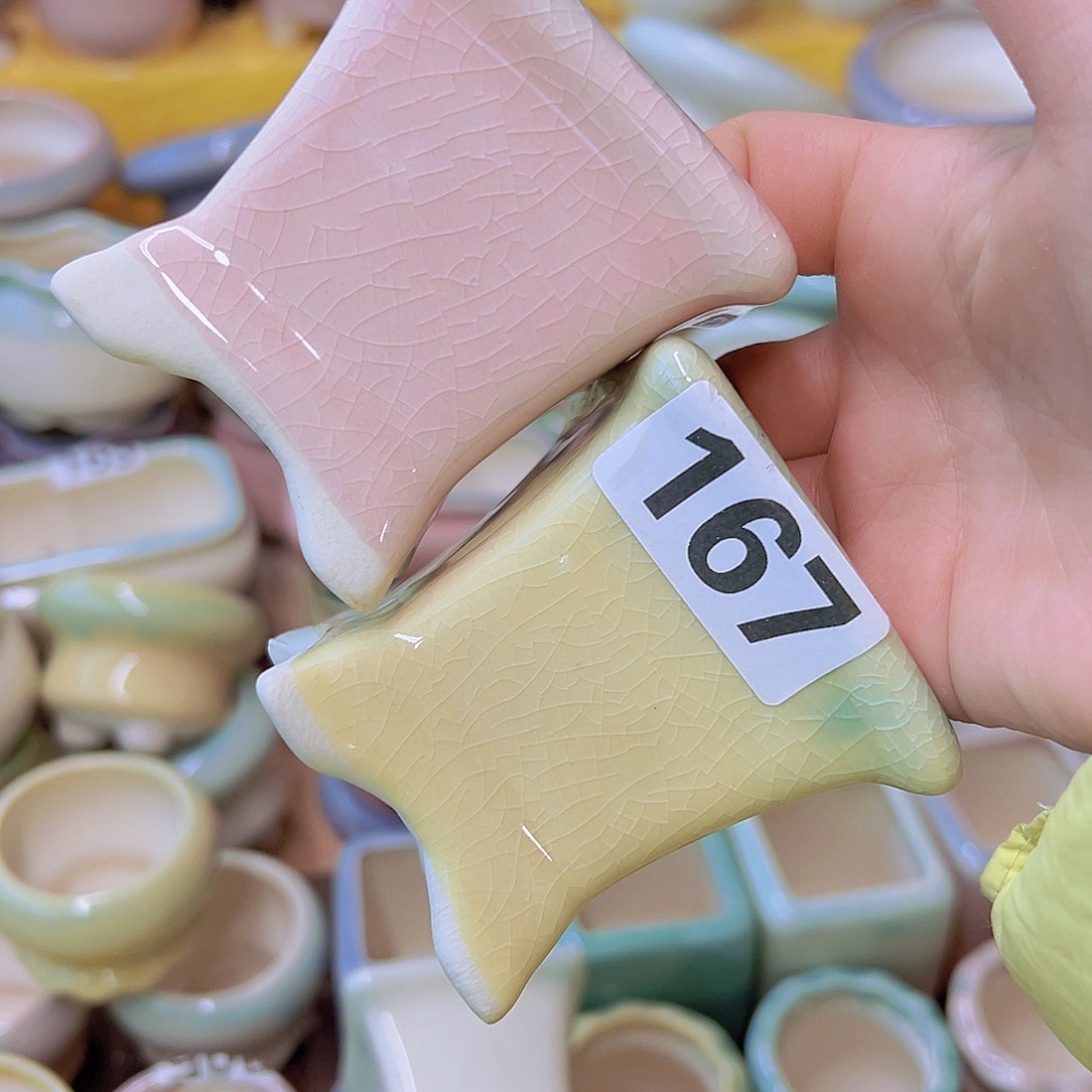 红陶陶瓷花盆当场12包邮