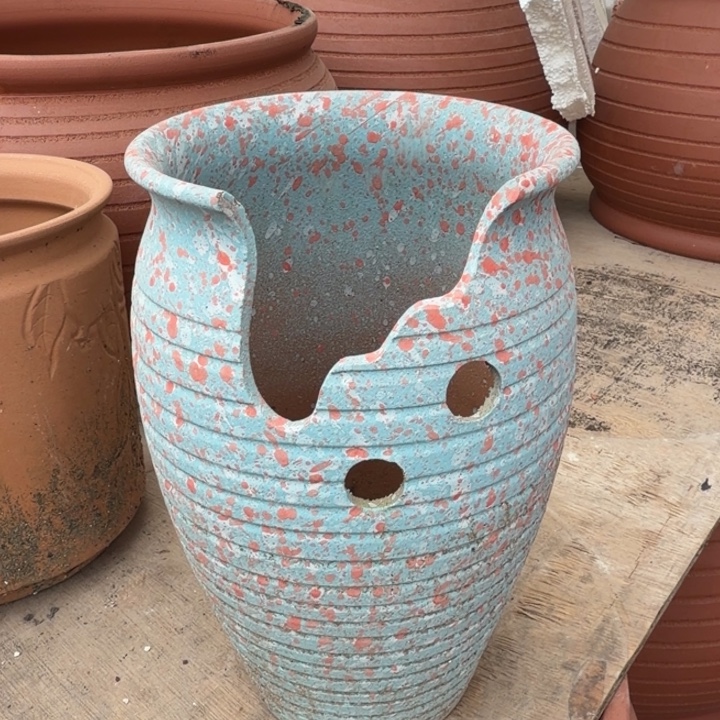 花盆紫砂口20高30