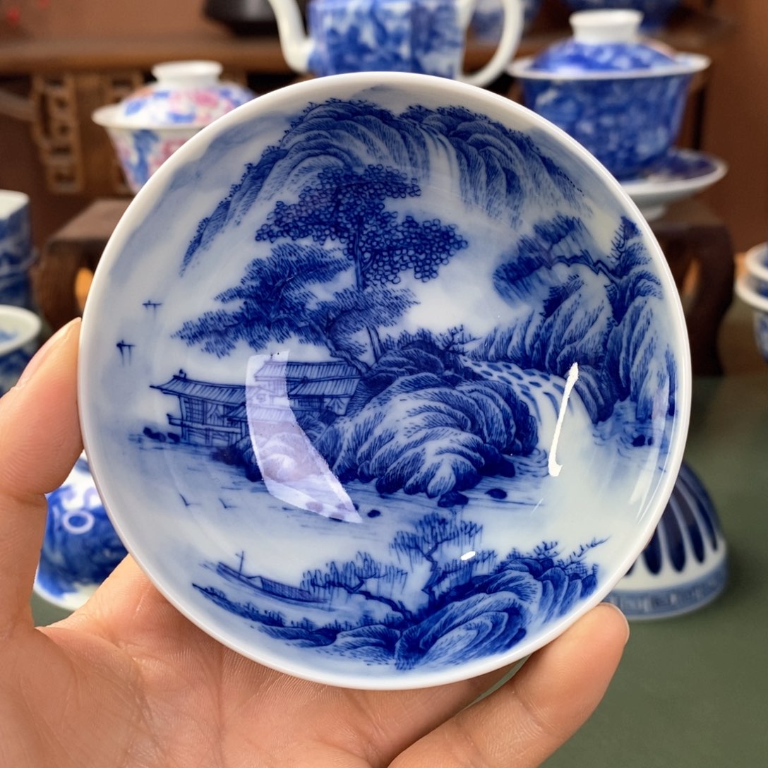 杯景德镇陶瓷手工手绘