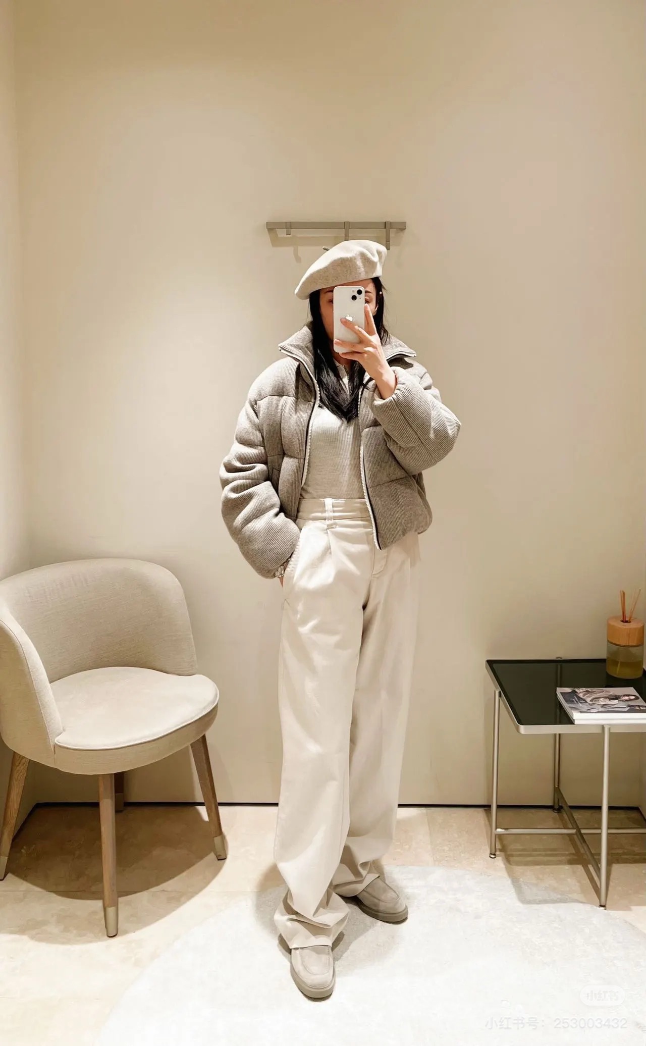 【顾顾甄选】山羊绒针织鹅绒服老钱老有钱