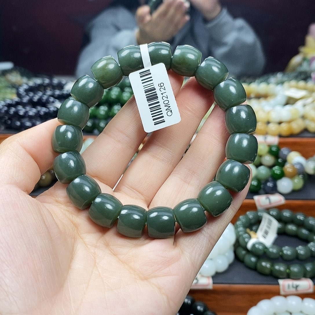 和田玉未镶嵌手链